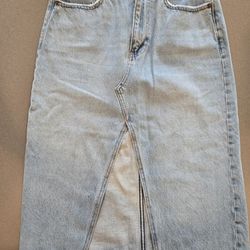 Abercrombie & Fitch Women's Denim Midi Skirt