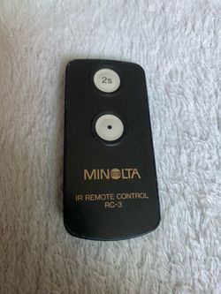 Minolta RC-3 Wireless Infrared Remote Control