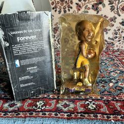 Los Angeles Lakers rare Karl Malone NBA Action Bobblehead Forever Collectibles