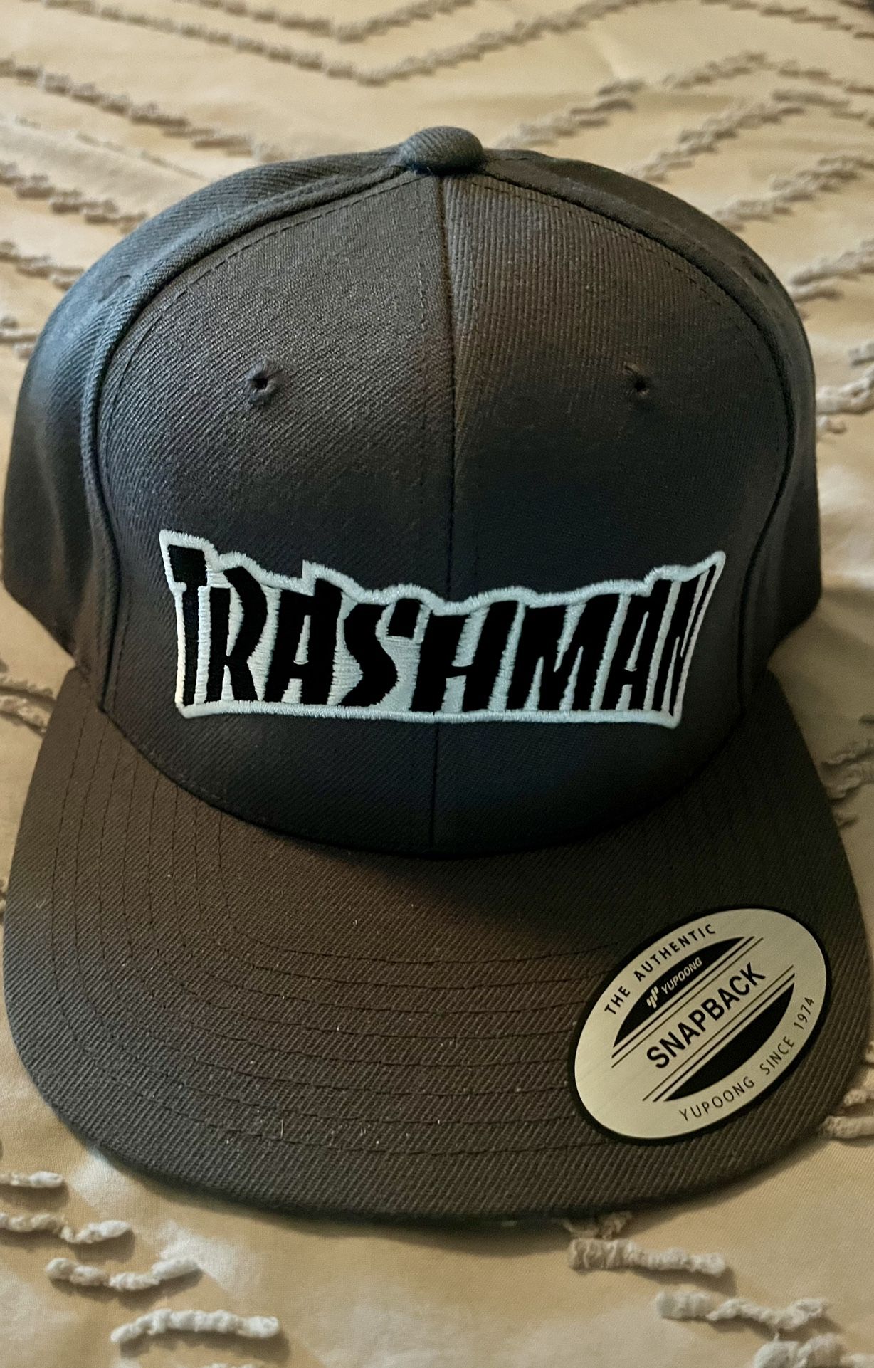 TRASHMAN Snapback Hat – Classic Flat Bill Style Yupoong Classics