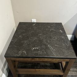 Rustic Wood Side Table