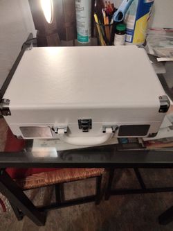 Portable Suitcase Record Player