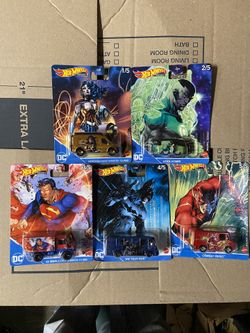 Selling My Collection Of Hot Wheels DC Characters Complete Set