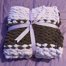 Lilac Toddler/baby Blanket