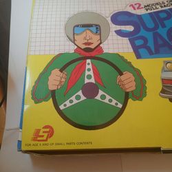 Vintage Superior Racers Pull Back Cars