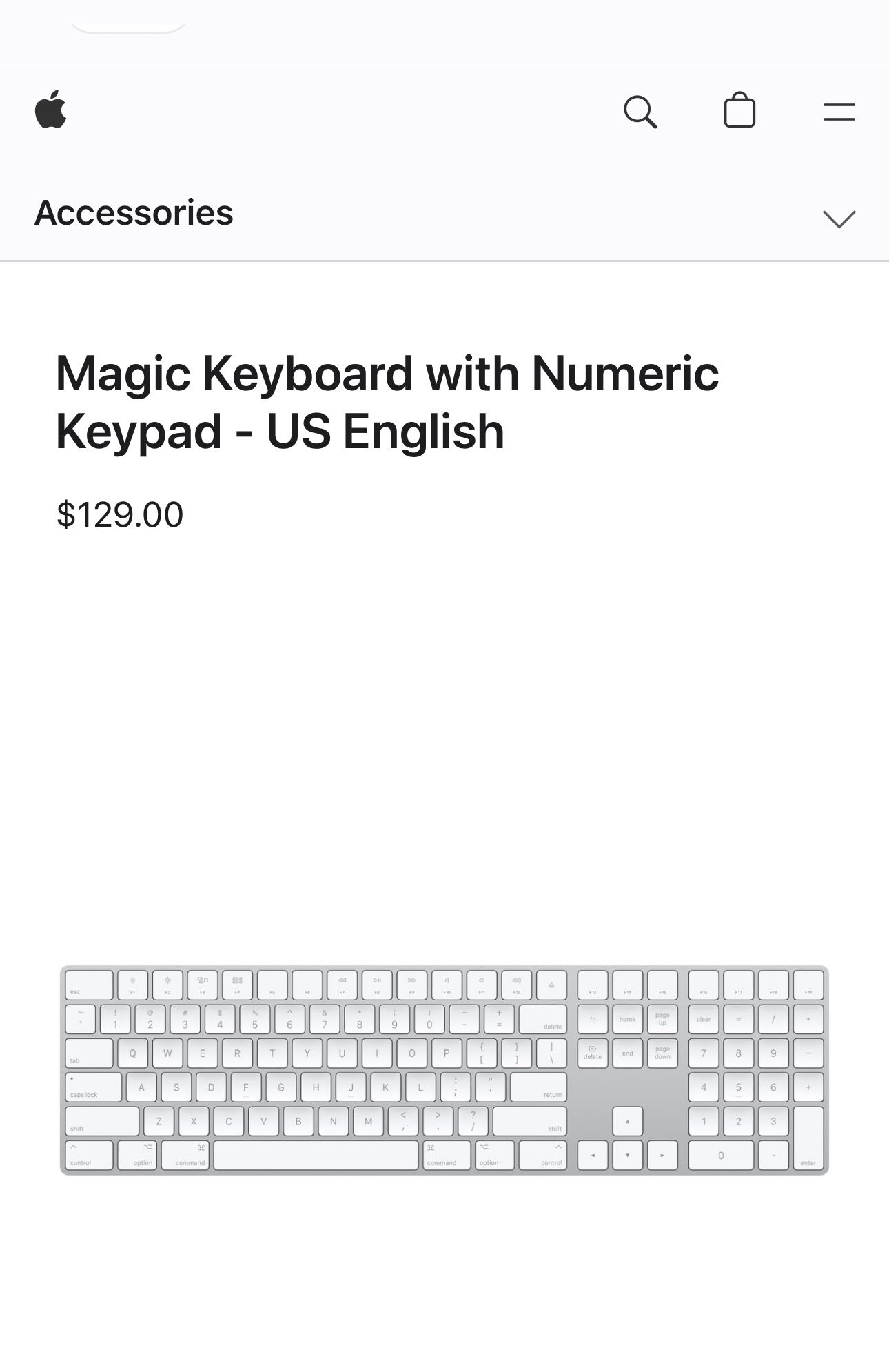 Magic Keyboard with Numeric Keypad