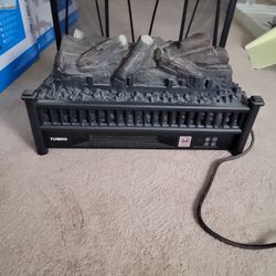 Realistic Fire Log Heater