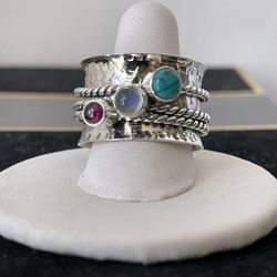 Turquoise Spinner Ring