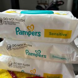 Pampers Sensitive  Wipes