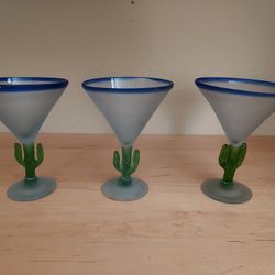 3 Margherita Glasses