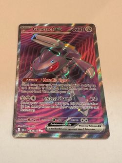 2025 Pokemon Black Bolt Genesect ex 161/086 Ultra Rare Holo