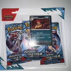 Pokemon Journey Together 3 Pack 