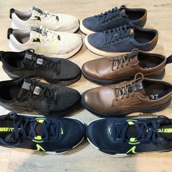 Used Men's Sneakers/ Athletic Shoes Size 9.5  (5pairs)