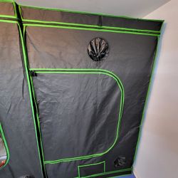 VIVOSUN S448 4x4 Grow Tent, 48"x48"x80" High Reflective Mylar with Observation Window and Floor Tray for Hydroponics Indoor Plant for VS4000/VSF4300