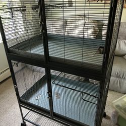 2 tier deluxe critter nation 36in (L) 24in (W) 63in (H)