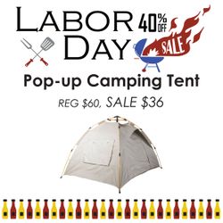 Pop-up Camping Tent, Price Drop: 40% off