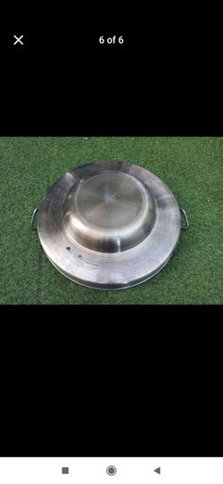 Ballington Cazo Comal – Stainless Steel – 21" – Para Carnitas