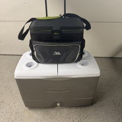 🧊 Arctic Zone Zipperless Cooler – 16 Can – & Rubbermaid Hard Cooler