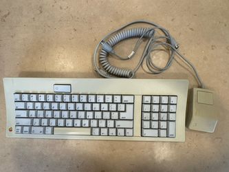 Vintage Macintosh ADB Keyboard And Mouse