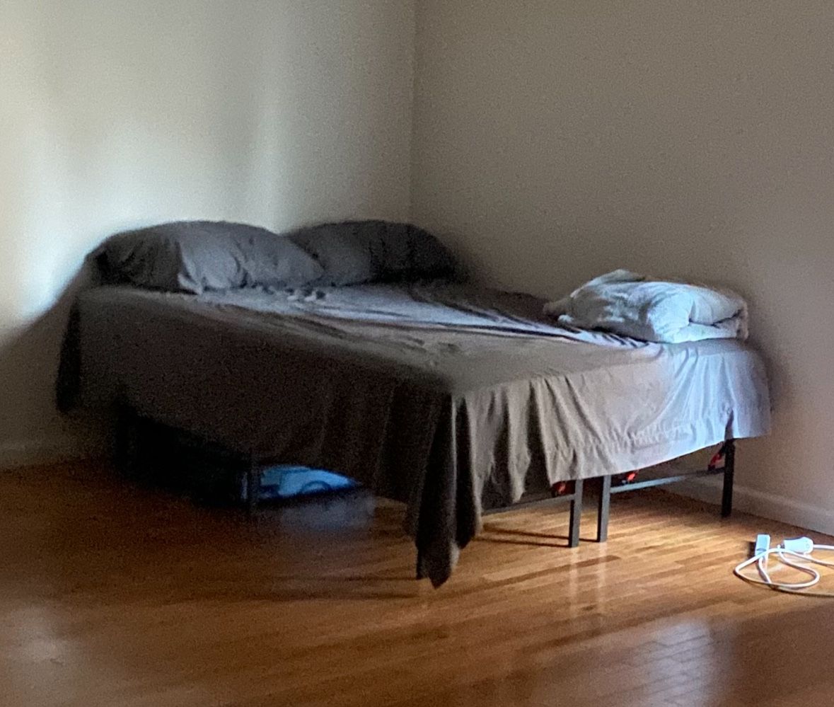 Zinus Full Sized Bed + Amazon Bed Frame
