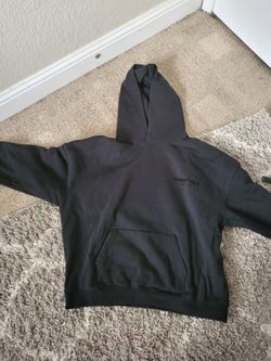 Black essentials fear of God hoodie