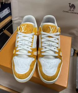 Louis Vuitton orange-yellow low-top casual shoes