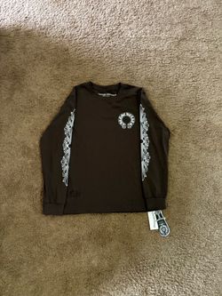 Grey/White Chrome Hearts Long-sleeve