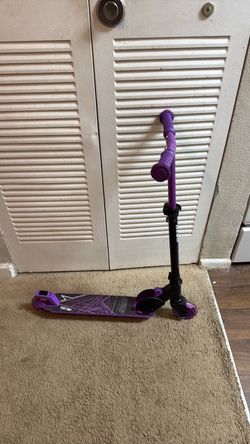 Neon vector folding kid scooter
