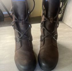 Sorel Leather Wedge Boot