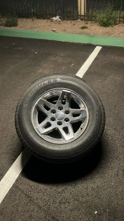 Rims And Tires. SET Of 4 265/65R18