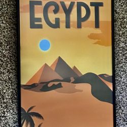 Poster “Egypt” Retro Style Travel / Vintage Rustic Poster Print (12”x 18”) 