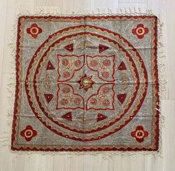 A gorgeous embroidery tablecloth