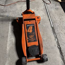 DAYTONA 4 ton Professional Floor Jack with RAPID PUMP, Orange