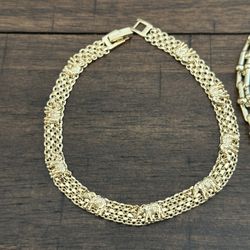 Gold Plated Elephant Anklet Bracelet