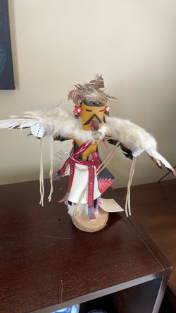 VINTAGE KACHINA - GOLDEN EAGLE DANCER - by HELENE SPENCEUS