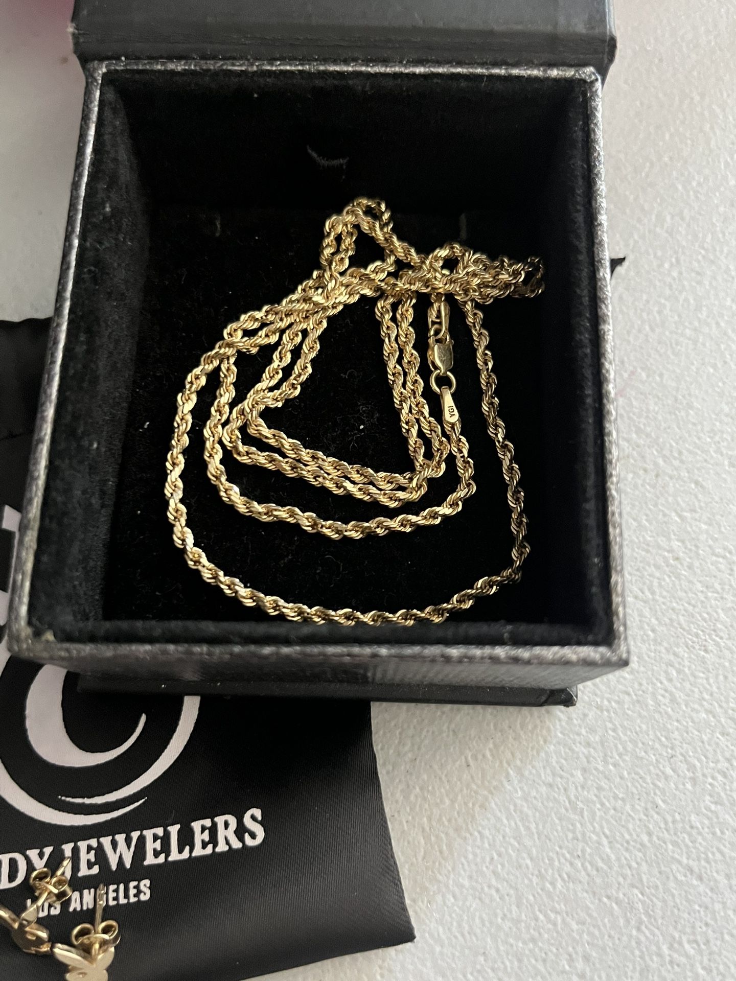 14k Gold Rope Chain