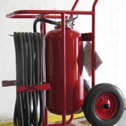 Wheeled Fire Extinguisher

