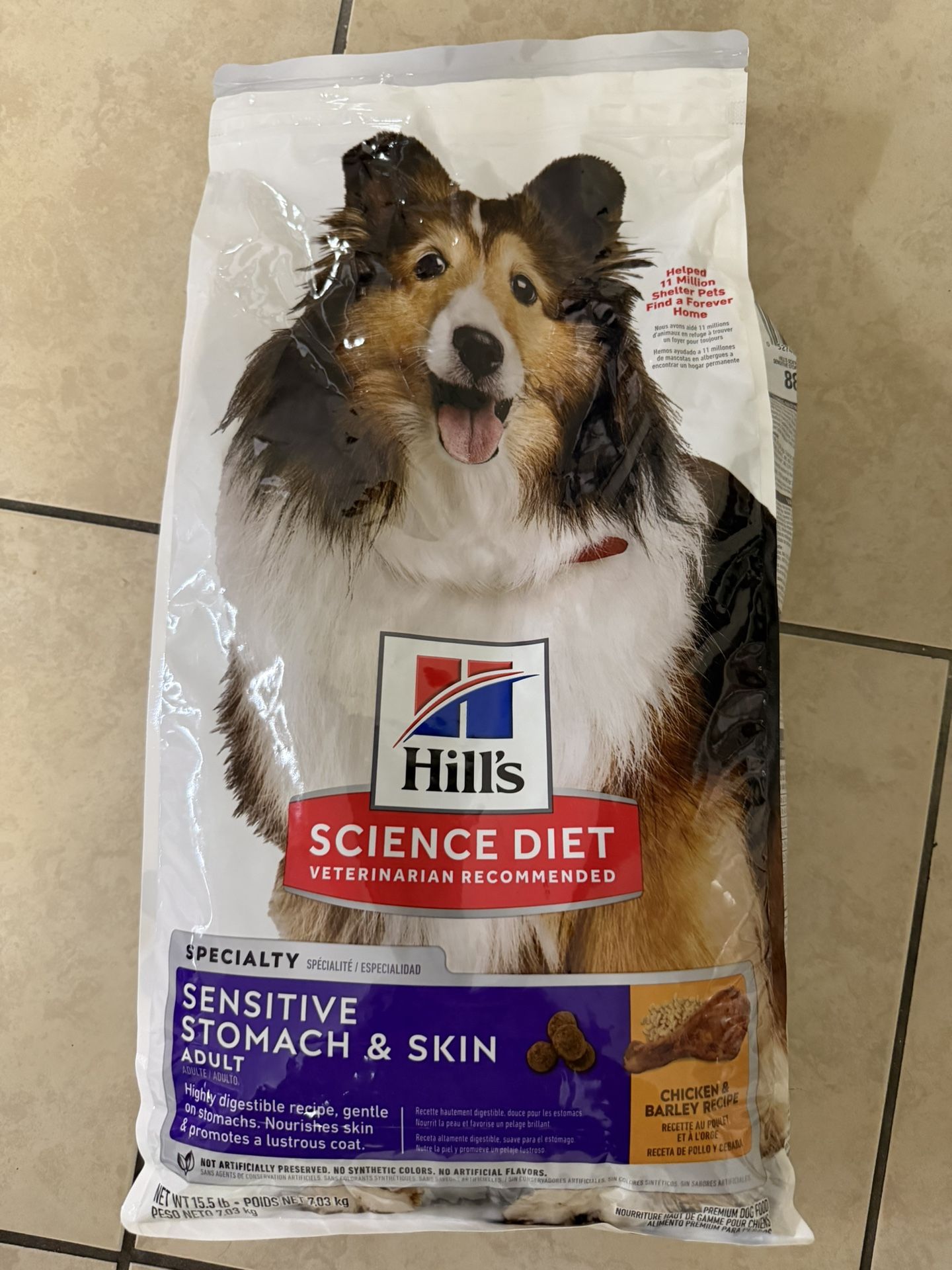 Science Diet 15.5 Lb Never Open