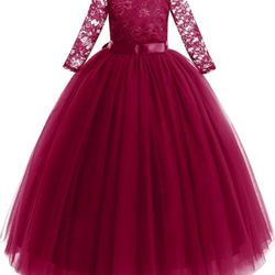 Girls Flower Girl Dress 