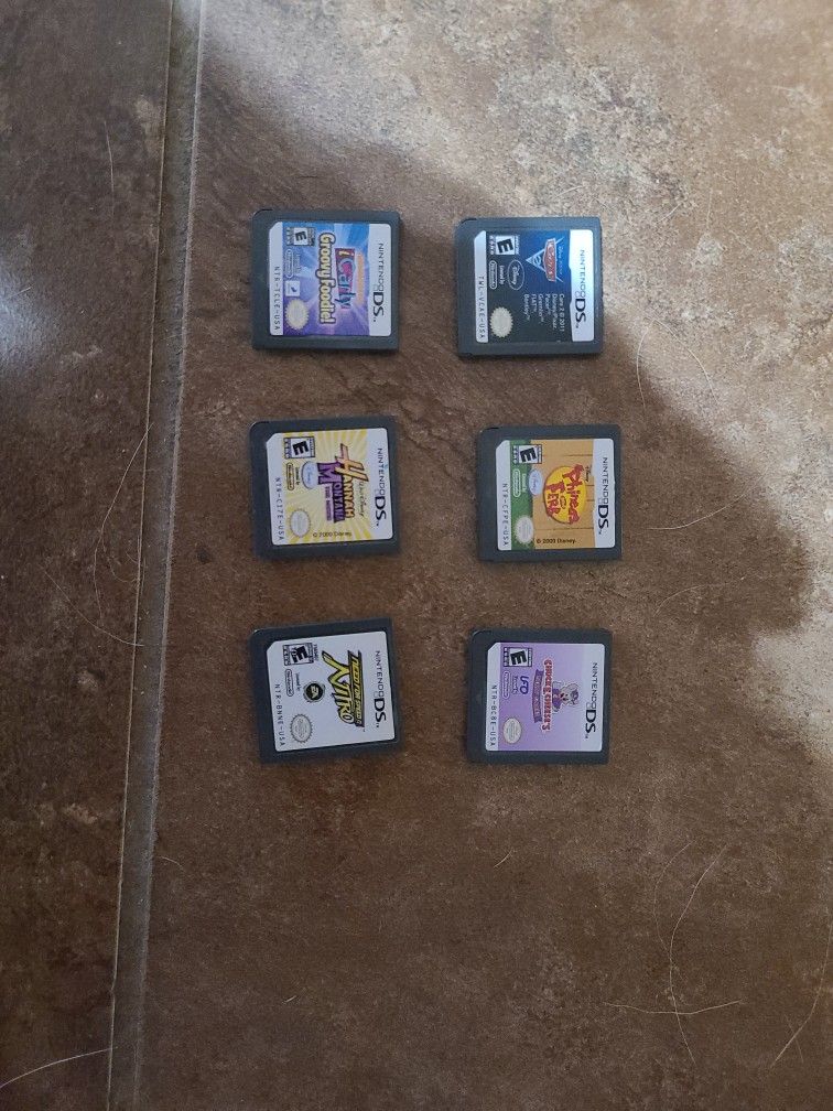 6 Nintendo DS Games