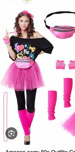 80’S costume adult large woman