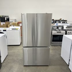 CLEARANCE! 🔥 50% OFF LG 27 cu. ft. SMART Counter Depth MAX French Door Refrigerator with Ice and Water, ADA Comp in PrintProof Stainless Steel 