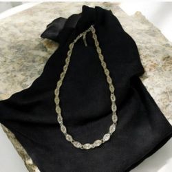 Napier Silver Elegant Necklace, 18"