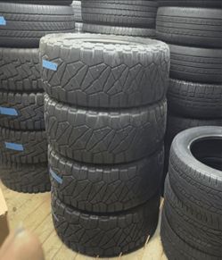 37 x 12.50 R20 Nitto Ridge Grappler Set of 4 Used