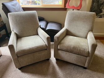 Pair of Michelle Gold Armchairs