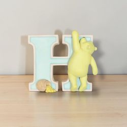Classic Winnie-the-Pooh Porcelain Letter “N”