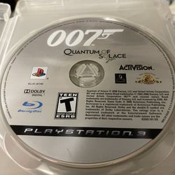 007 Quantum Of Solace Ps3