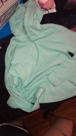 Teal adidas hoodie