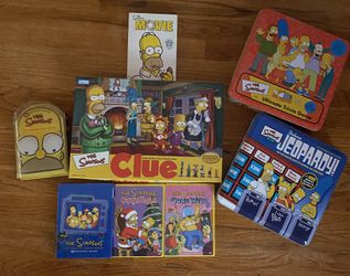 Lot of The Simpsons Board Games / Video