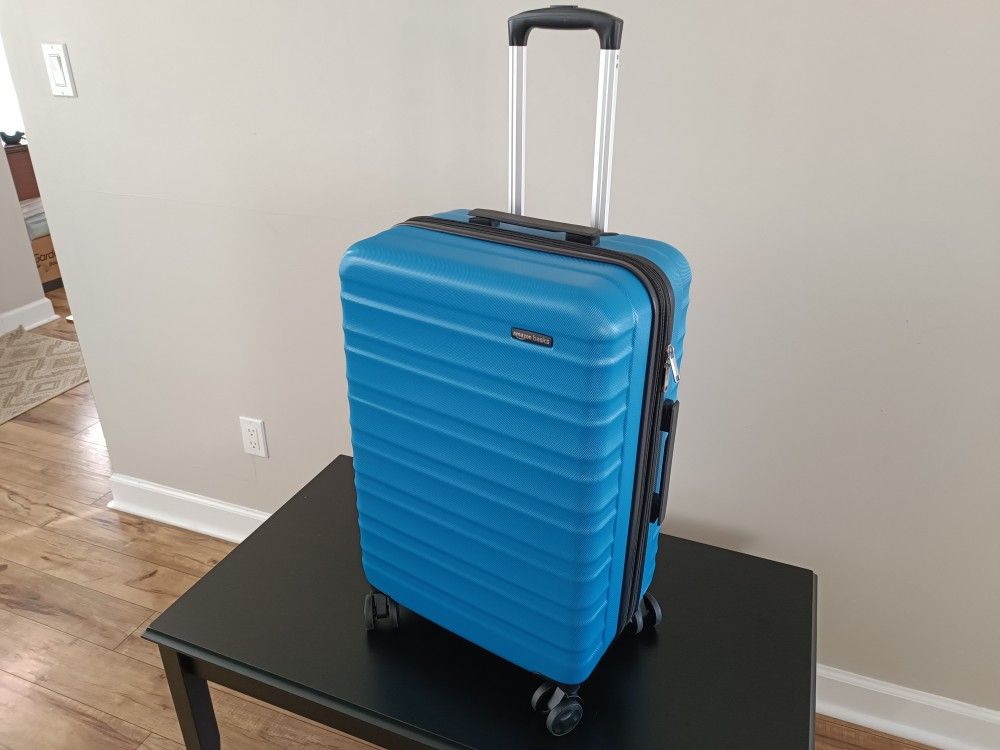 Luggage 26 Inch Blue Amazon Basics